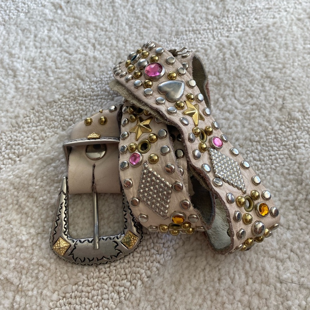 Vintage Sand Castle belt